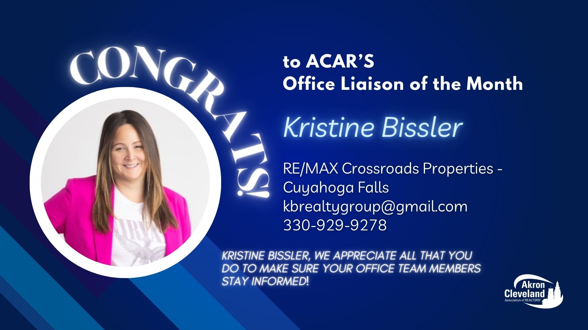 Featured image for “ACAR Office Liaison Recognition – June 2024”