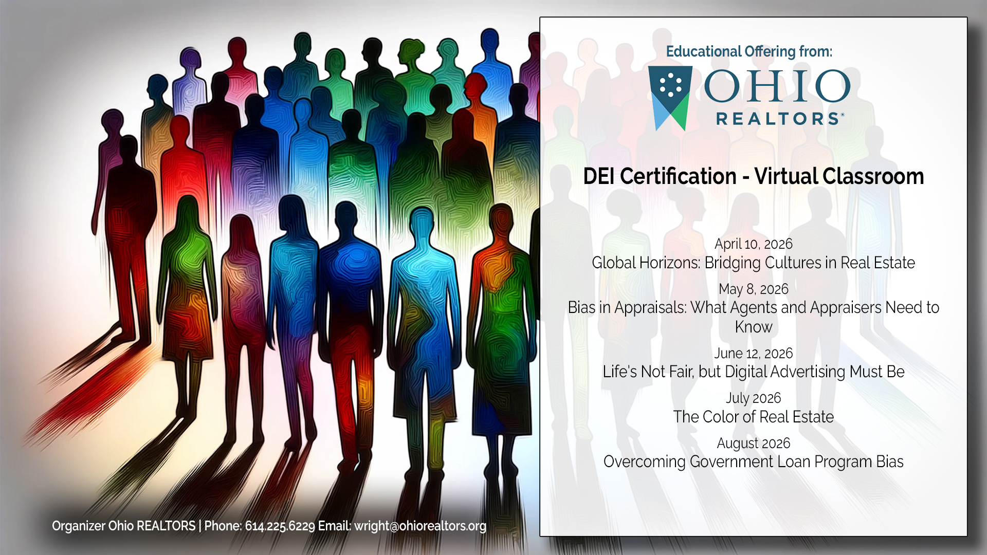 Featured image for “OR DEI Certification Classes – NEXT CLASS: GLOBAL HORIZONS: BRIDGING CULTURES IN REAL ESTATE”