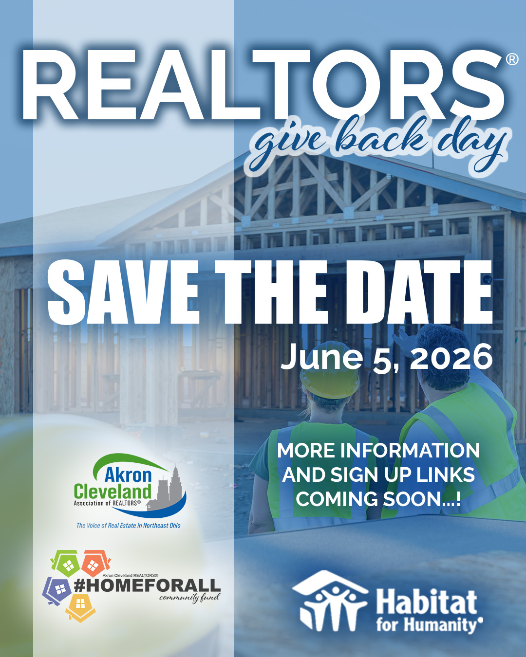 Featured image for “SAVE THE DATE | REALTOR Give-Back Day with Habitat for Humanity”