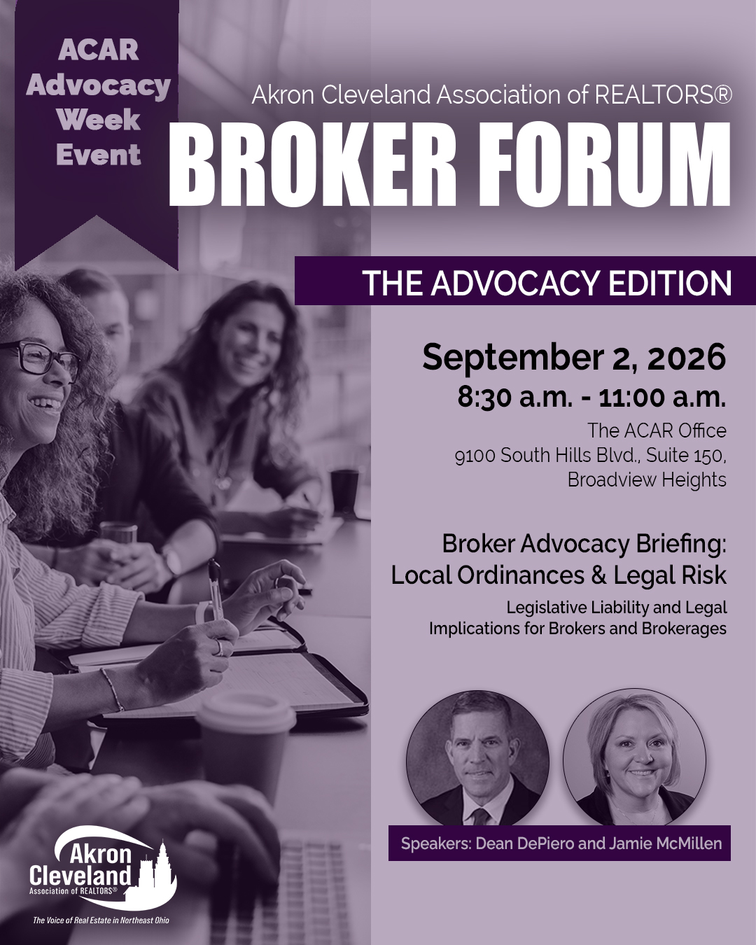 Featured image for “BROKER FORUM | Broker Advocacy Briefing – Local Ordinances & Legal Risk”
