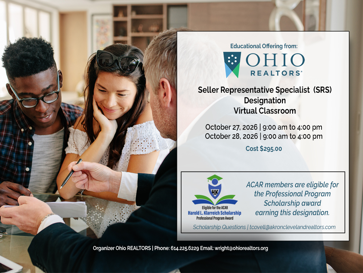 Featured image for “OR Seller Representative Specialist (SRS) Designation – Virtual Classroom – October 27 and 28”